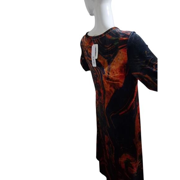 Soft Surroundings Whimsigoth Velvet Womens Large Santiago Art to Wear Maxi Dress - Picture 3 of 12